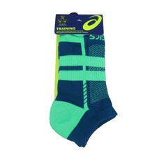 Asics Performance Speed No Show Women  s Socks Size Medium Sea Teal 2 Pairs NEW