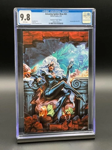 Amazing Spider-Man #65 CGC 9.8 (2025) - Black Cat - Manhanini Virgin Edition