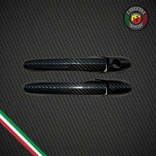 Cover Maniglie Portiere in Carbonio Vero Fiat 500 Abarth 595 695 Fiat 500