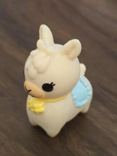 Cute Rubber Llama Alpaca Squeeze Toy Pink Mini