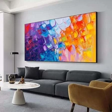 Abstract Hand Painted Oil Painting On Canvas For Living Room Home Decor X354