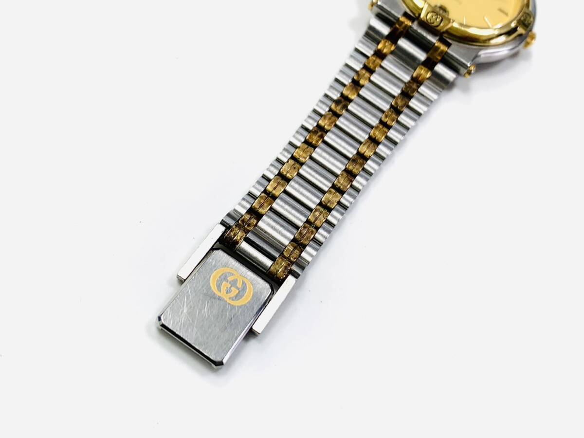 GUCCI 9000M シルバーゴールド 金属ベルト時計 GUCCI 9000M シルバーゴールド 金属ベルト時計 Vintage GUCCI