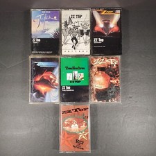ZZ TOP Cassette Tapes Lot Of 7 Mixed Tejas Antenna Eliminator Afterburner More