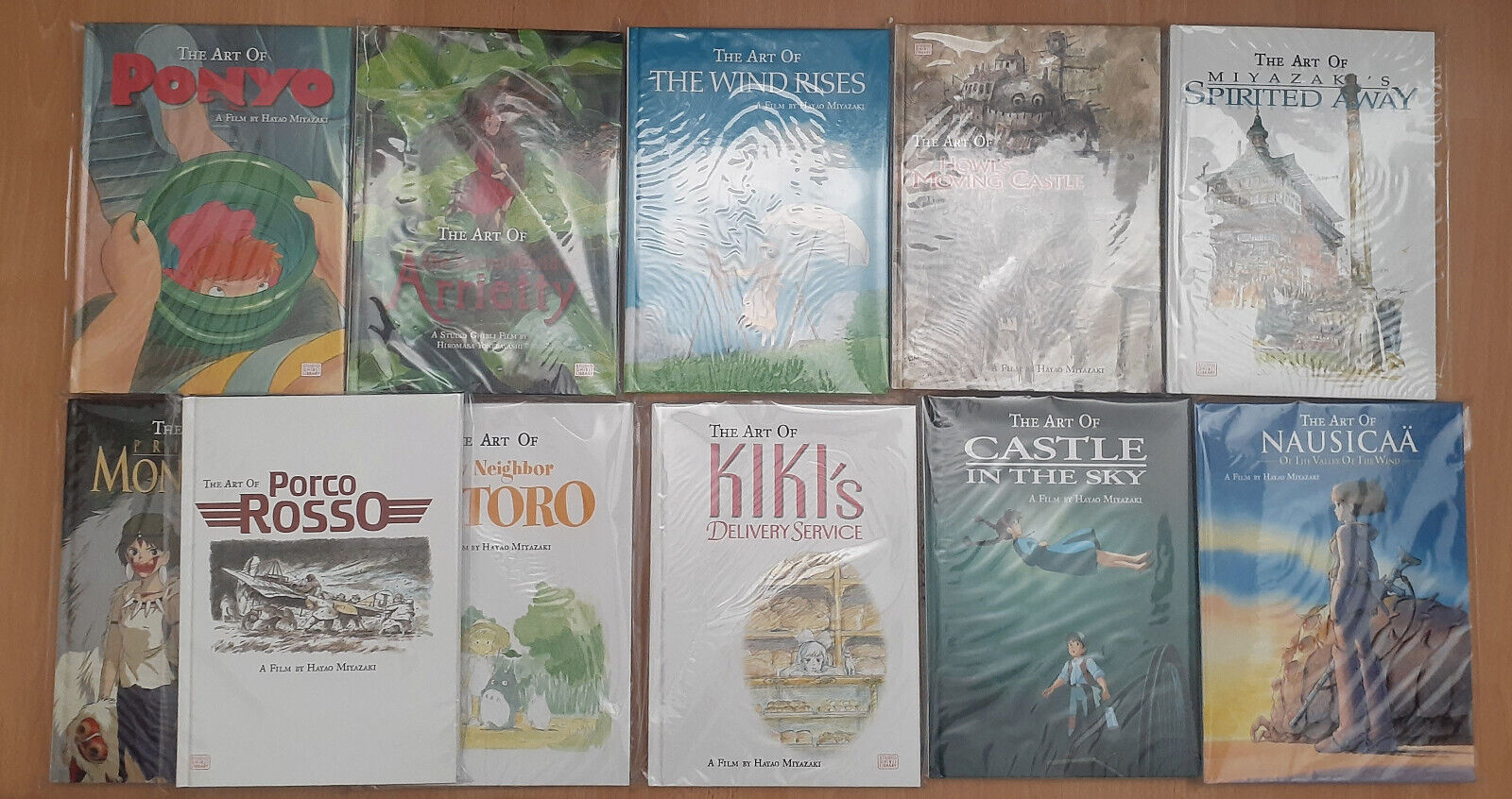 11 Hardcover Studio Ghibli Anime Film Art Books Hayao Miyazaki Viz Media