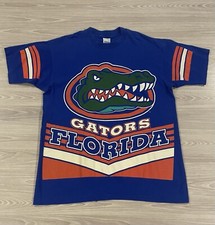Vintage 90s Florida Gators T-Shirt All Over Print Made In USA Men’s Size Large
