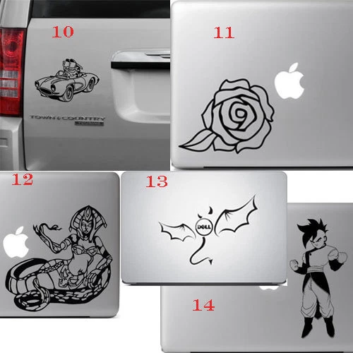 Die Cut Decal Sticker for Macbook Air Pro Laptop Car Window Home Wall Door Cup - Image 2 of 3