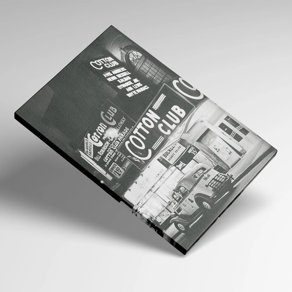 Хлопковый клуб Нью-Йорк 1930-е Эпоха Сухого закона Музыкальный клуб Холст Обертка Художественная Печать - Изображение 3 из 4