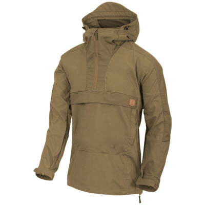 Helikon-Tex Woodsman Anorak Jacket Mens Breathable Lightweight Outdoor Coyote