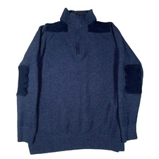 Vineyard Vines Merino 1/4 Zip Sweater Mens L M Golf Preppy