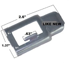 LYON SHELF CLIPS, 24 PIECES, FITS LYON 8000 SERIES SHELVING, SLIGHTLY USED