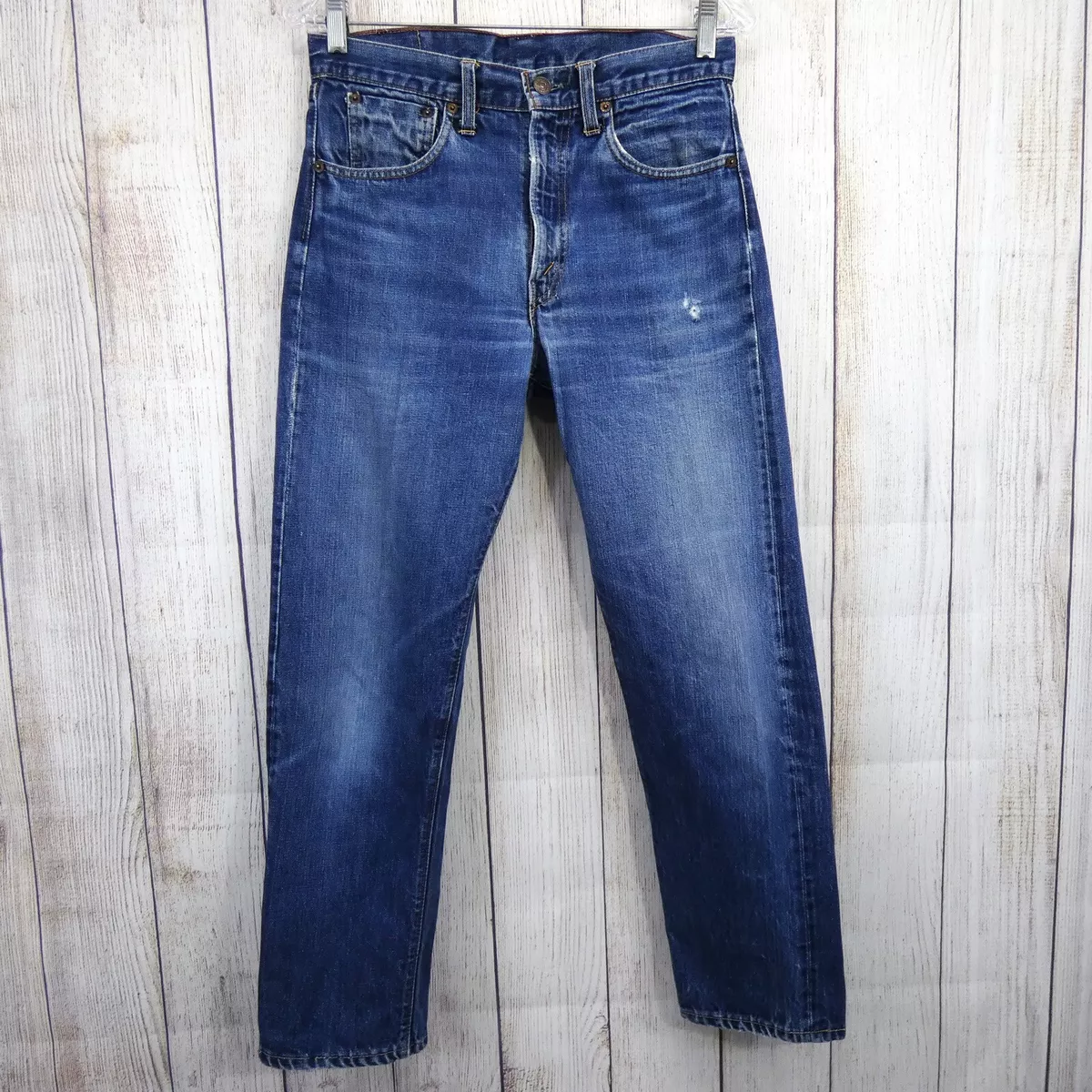 vintage 1960s Levis Big E Denim 505 Blue Jeans 30x27