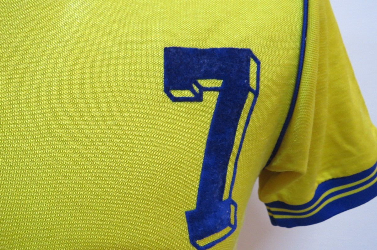 Maillot Vintage Erima – Allemagne De L'Ouest/RDA – Années 80 – Taille M – Numéro 7