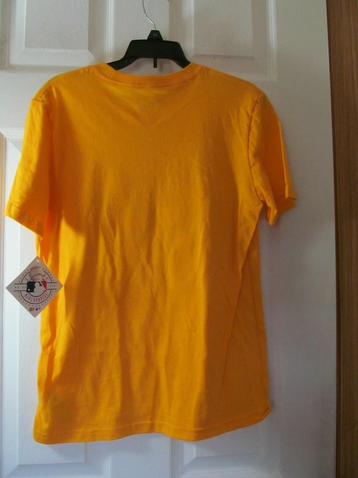 CAMISETA JOVEN NUEVA CON ETIQUETAS MAJESTUOSA PIRATAS DE PITTSBURGH TALLA M 10-12, logotipo gráfico Foto 3 de 4