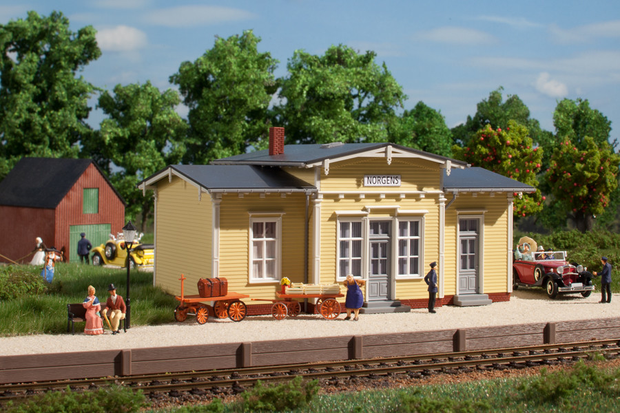 H0 Bahnhof Norgens Auhagen 11449 Neu!!!