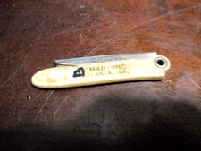 advertising Gits Razor-nife MOMAR INC. ATLANTA GA. FLIP OPEN MADE IN USA PAT.