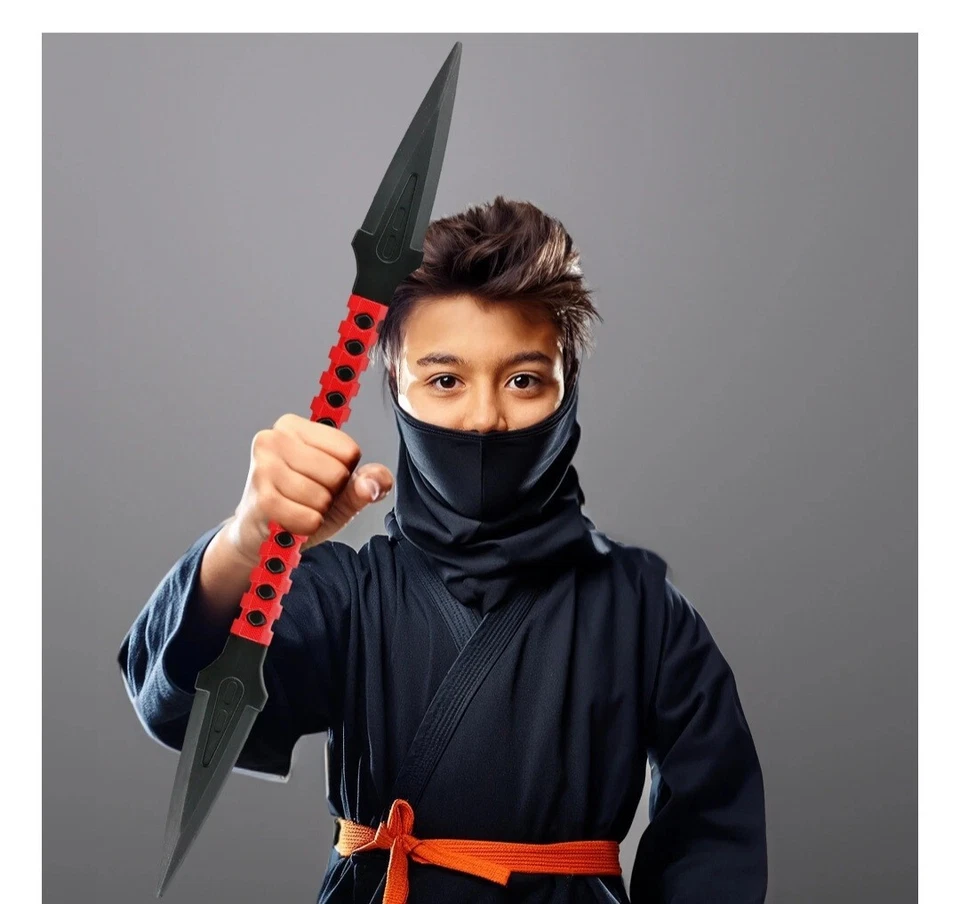 Juego de 2 accesorios de cosplay Way To Celebrate Ninja Double Daggers nuevos Foto 4 de 4