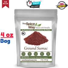 Pure 100 Ground Sumac Spice, No Salt, No GMO, No Irradiation, Sumac Seasoning..
