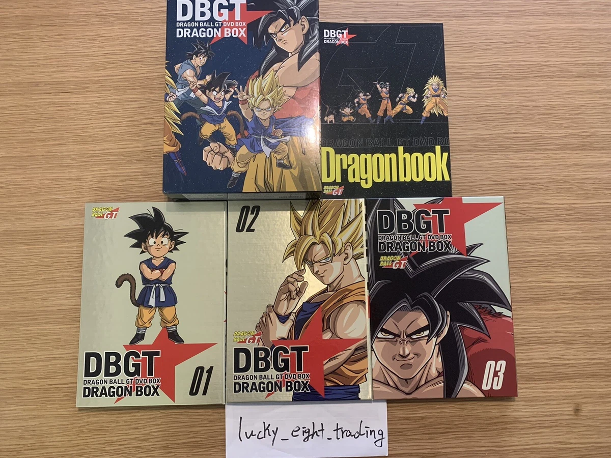 Dragon Ball Gt Dvd Box Collection Dvds with Booklet Goku Original 