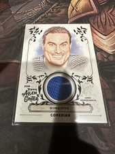 2018 Allen/Ginter full-size relic comedian Steve Simeone memoriabilia