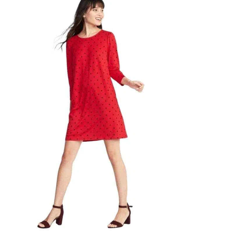 Old navy red sales polka dot dress