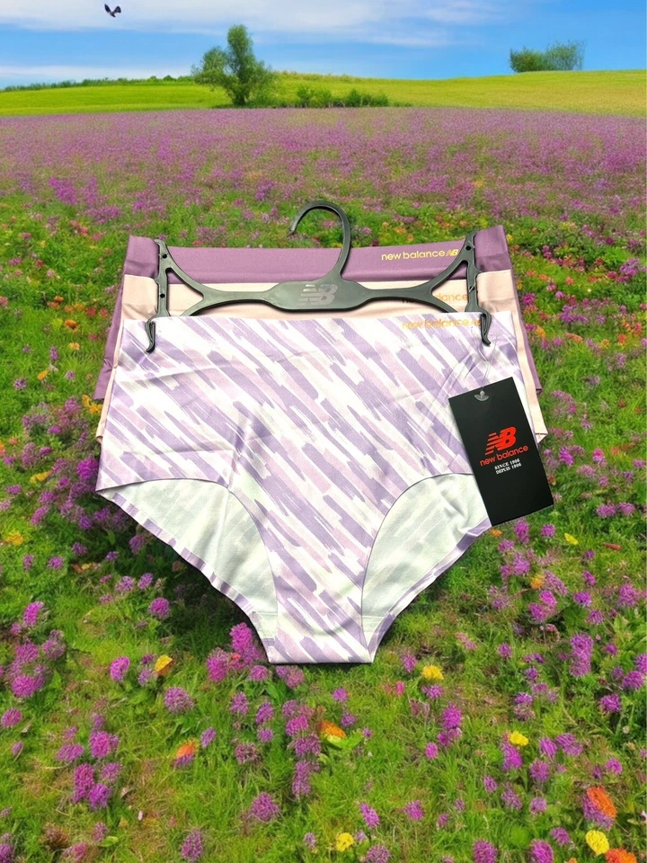 NEW BALANCE Women's No Show Seamless Mid-Rise Panties~3 Pck Multicolor~ALL SIZES - Image 3 of 4