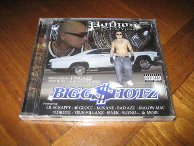 Chicano Rap CD PYTHON from True Villanz Bigg Shotz - BAD AZZ