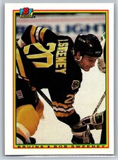 1990-91 Bowman Bob Sweeney Boston Bruins #28