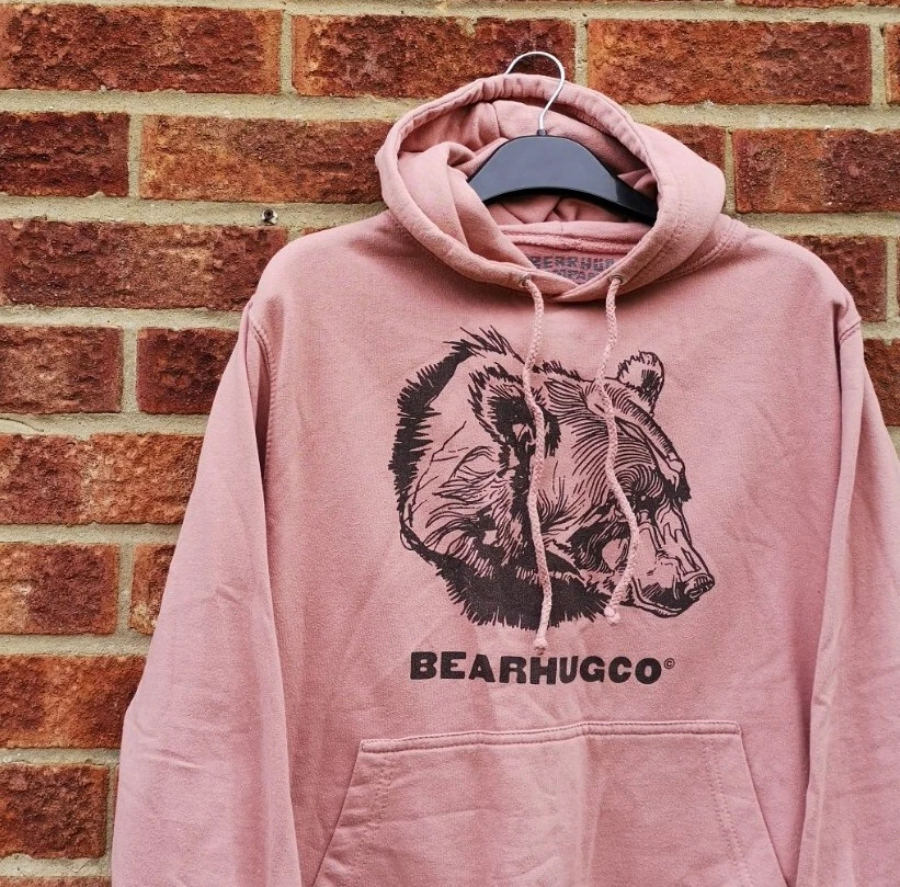Blackbear hoodie pink top