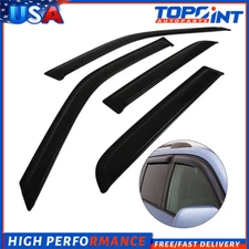 Dark Black Side Wind Deflectors Window Visors 4p For 1997-2001 Honda CR-V