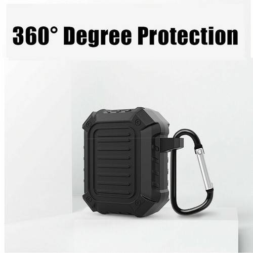 Apple AirPods 1/2 Headset Case with Keychain Silicone Protective Cover Orange - 第 5/10 張圖片