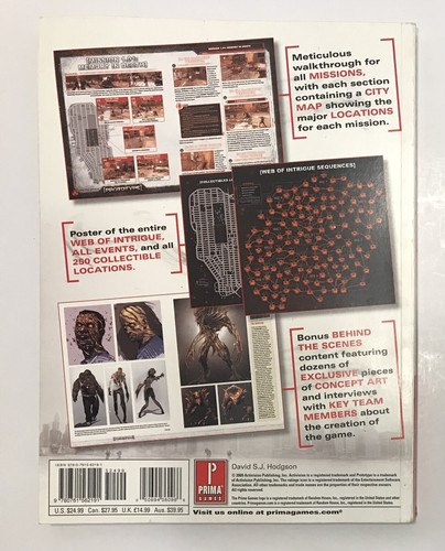 Prototype Prima Official Game Strategy Guide David Hodgson Xbox 360 PS3 PC - Picture 2 of 6