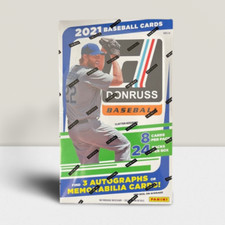 2021 Panini Donruss Baseball MLB Hobby Box - 24 Packs - 3 Auto/Mem