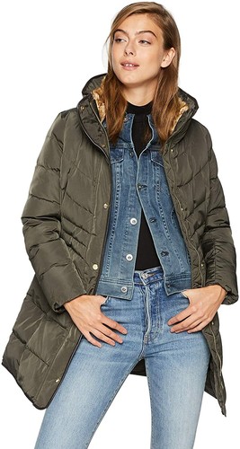 Cole Haan womens Taffeta Down Coat With 