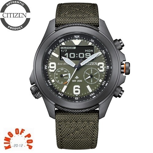 CITIZEN JV1005-02W, Eco Drive Land , Promaster, Zafiro,20