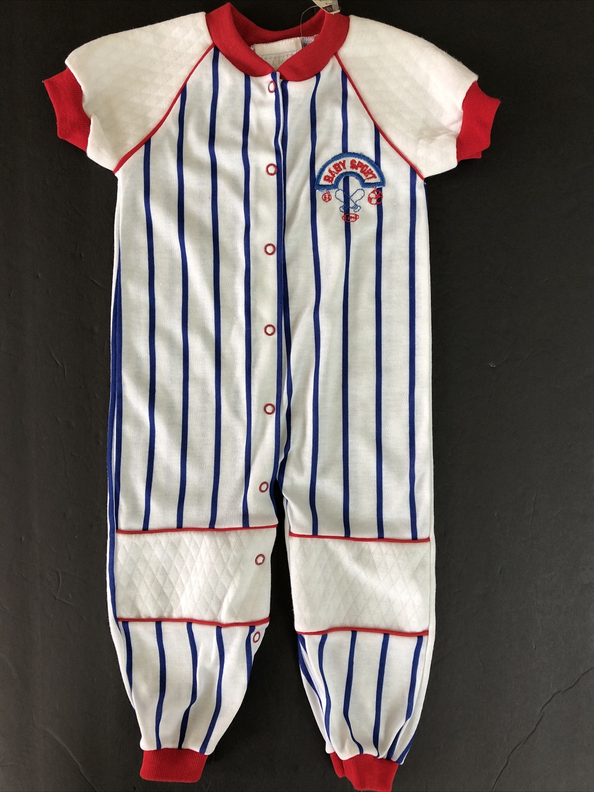 VINTAGE ALL MINE Baby Sport (18-24 LBS) S/Sleeve Snap-front 1-Piece