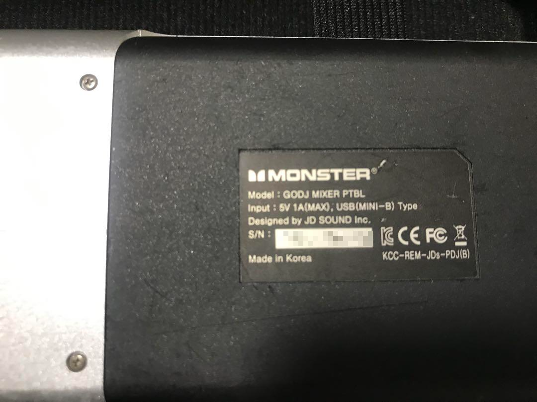 Monster Go DJ 2-Channel Portable Digital Turntable for sale online