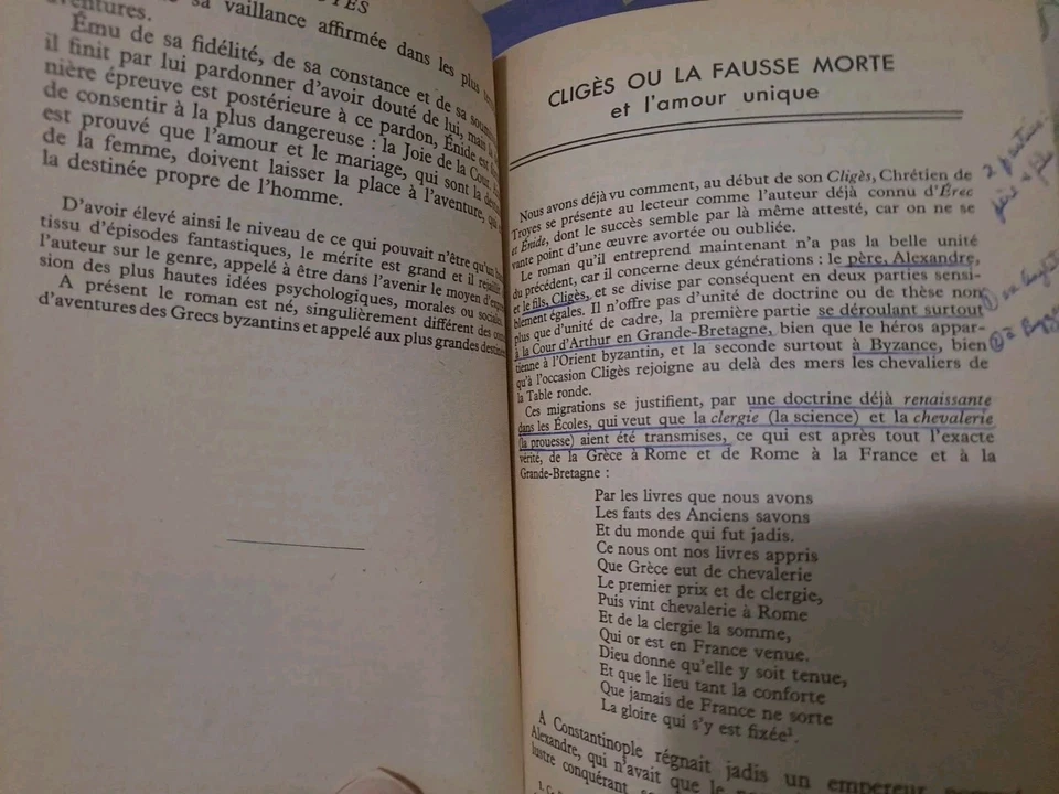 Oeuvres Choisies (Chretien De Troyes - 1936) (ID:92029) - Image 4 of 4