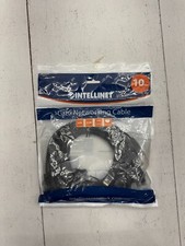 Intellinet 10 Pack Slim Black 5 Feet Cat 6 Ethernet Patch Networking Cables