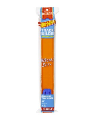 Hot Wheels Track Builder 4' Straight Track orange