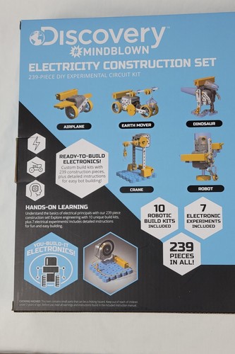Discovery Mindblown Electricity Construction Set - 10 Vehicle Kits - 239 Pieces - Picture 10 of 11