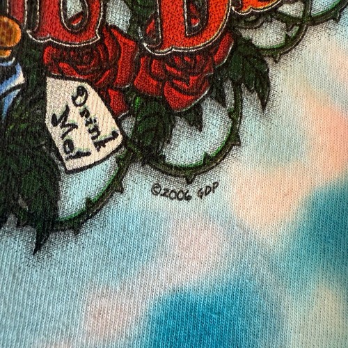 Camiseta Retro 2006 Grateful Dead Band Talla Mediana Azul Líquido - Imagen 4 de 7