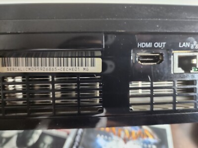 Sony PlayStation 3 80GB Backwards Compatible Black Console Sony PlayStation 3 80GB Backwards Compatible Black Console