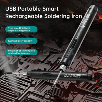Cordless USB Soldering Iron Kit type-C Rechargeable Portable Soldering Iron