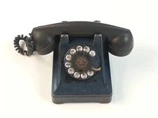 Antique BELL System Western Electric Telephone Metal Base As Is For Repair