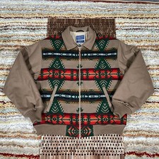 Pendleton High Grade Western Wear Navajo Aztec Wool Jacket Men  s Size Large