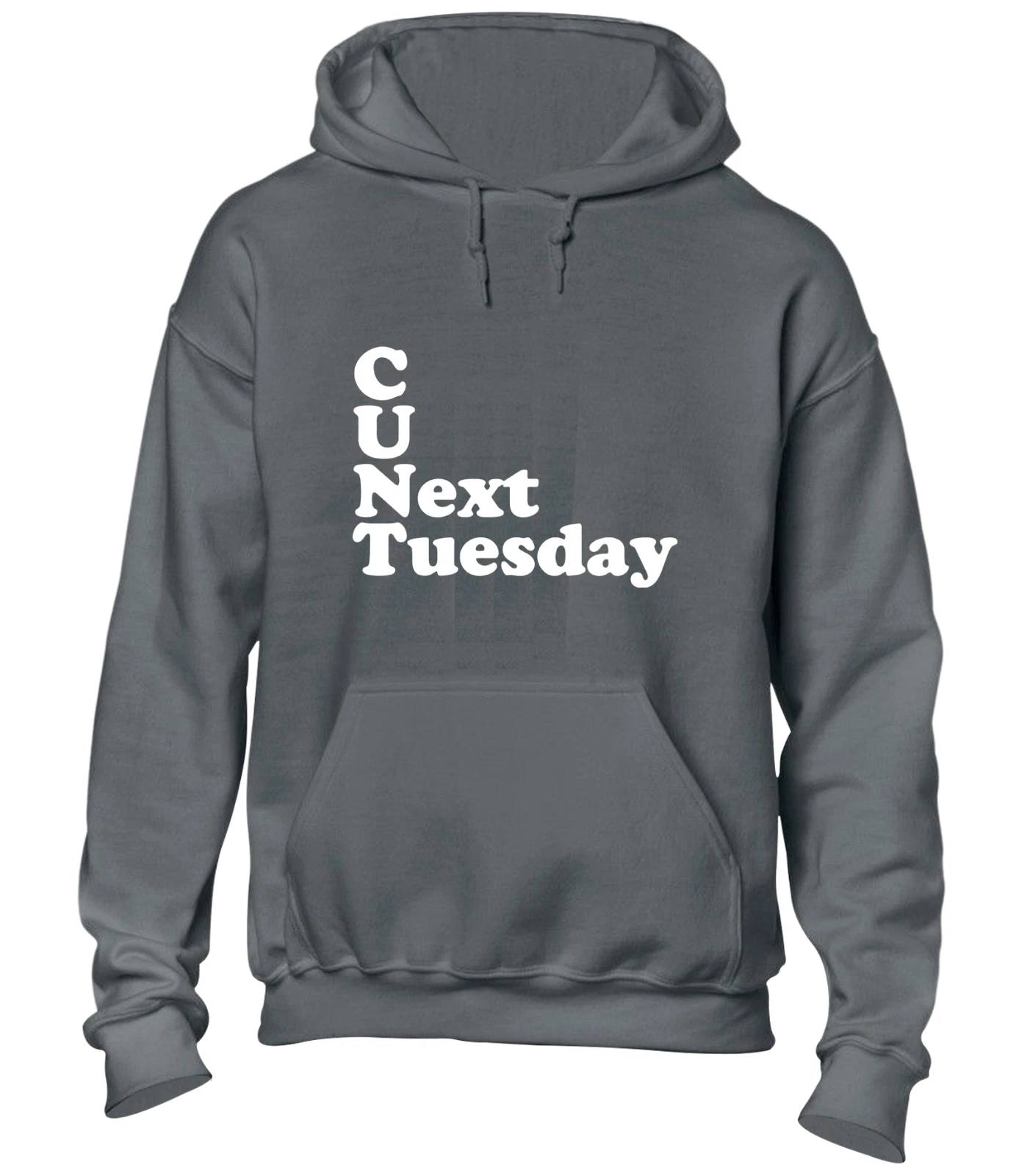 RHUDE FELPA CON CAPPUCCIO C U NEXT MARTEDÌ PROSSIMO FELPA CON CAPPUCCIO DIVERTENTE RUDE SCHERZO SLOGAN STAMPATO DESIGN MEME NUOVA