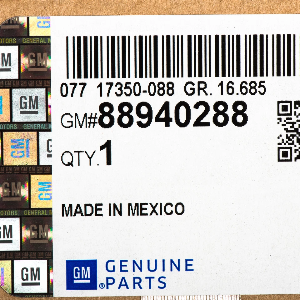 Elemento calefactor inferior del asiento del conductor 03-07 Cadillac Chevrolet GMC 88940288 OEM NUEVO Foto 4 de 4