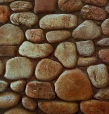 Hardware River Rock Self-Adhesive Wall Tile, 12 x 12in (10 Pack)