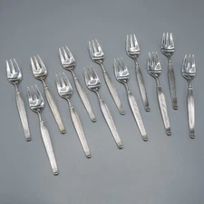 Frigast Denmark Savoy Silverplate Seafood Cocktail Fork 5 3/4" Set of 12