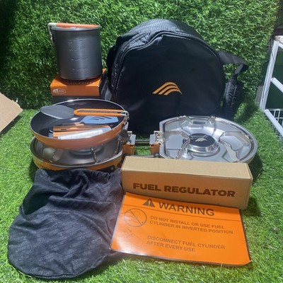 Jetboil Burner, Frying Pan, & 1.1 Liter Boiler Please Read!